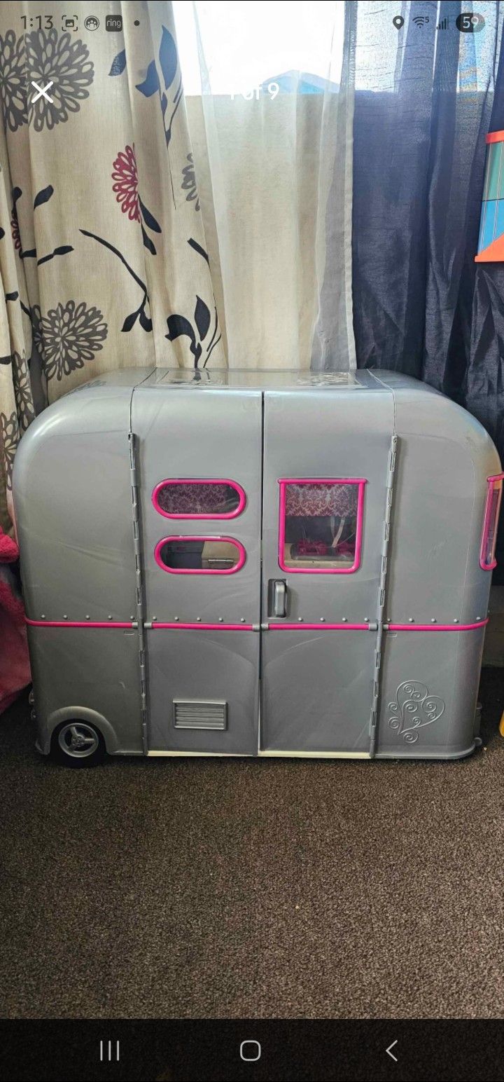Our Generation Doll Car And Caravan
