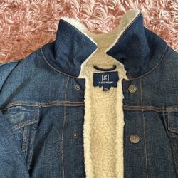 Men’s Sherpa Lined Denim Jacket