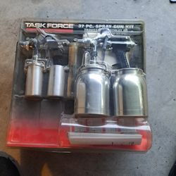 BRAND NEW FROM CLOSE FAMILY BUSINESS STORE  TASK FORCE 37 PCS. SPRAY GUN KIT