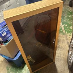 Wood Hanging Guitar Case