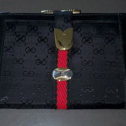 Vintage GUCCI AUTHENTIC BIFOLD WALLET with Coin Pocket See ALL pics
