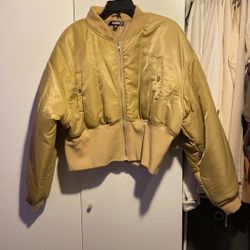 Cropped Puffer Jacket 
