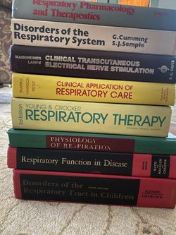 Late 1970’s-early 1980’s Respiratory Books