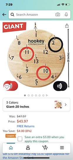 Elite Sportz Ring Toss Indoor/Outdoor Games for Kids, Adults and Family - Fun Camping, Backyard, or Dorm Room Game for All Ages - Yard Games and Beac