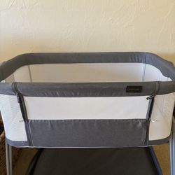 Gromast Baby Bassinets,Bedside Sleeper for Baby, Light Grey