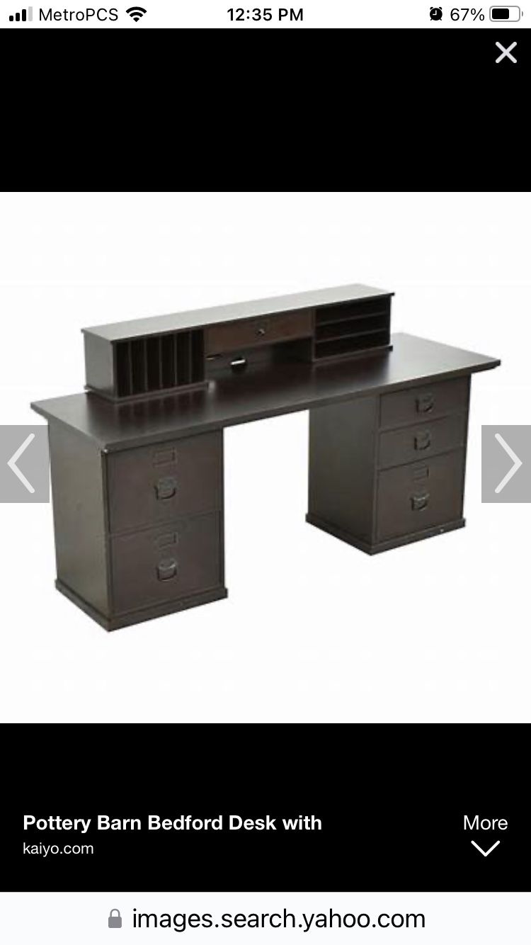 Pottery barn Bedford desk hutch only