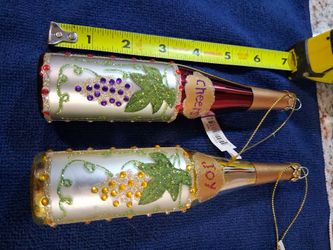 Beautiful glass celebration goblets