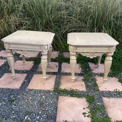 Two Side Tables $120/Both