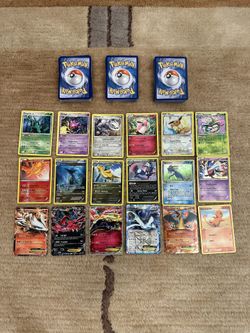 Pokémon Trading Card Collection (100+ Cards, 5x EX, 36x Rare, 15x Reverse Holo, 9x Holo)