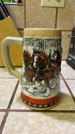 Budweiser 1988 collectors edition stein