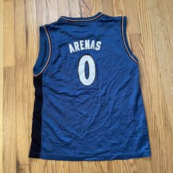 Vintage Gilbert Arenas #0 Washington Wizards Reebok Jersey Youth Size XL Blue