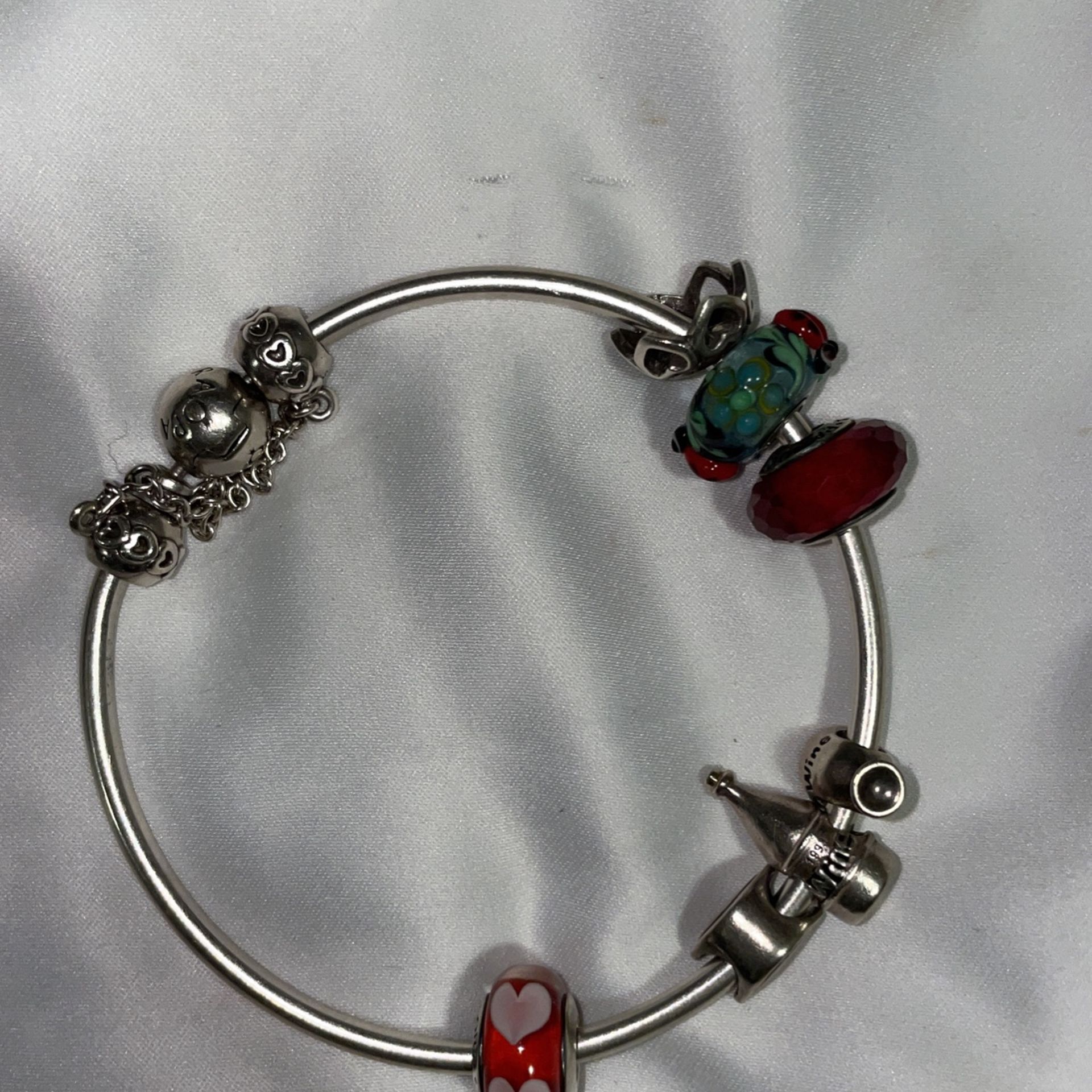 Pandora Bracelet $100   7 Charms 