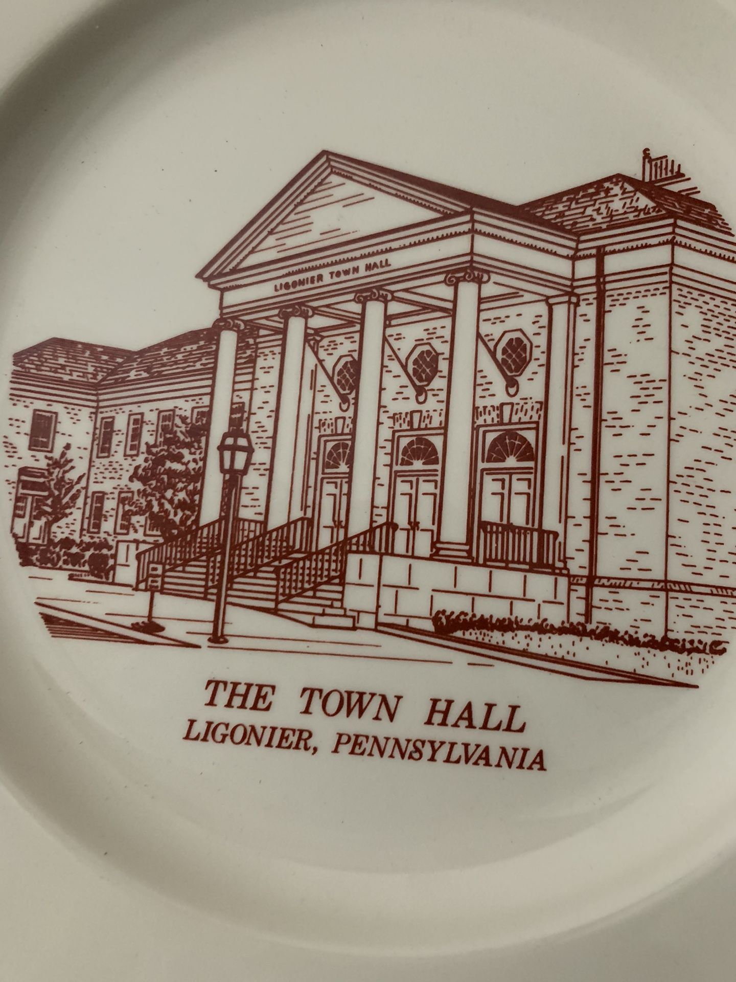 1970 Ligonier, PA Commemorative Plate
