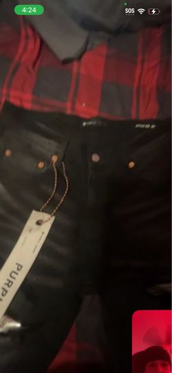 Purple jeans