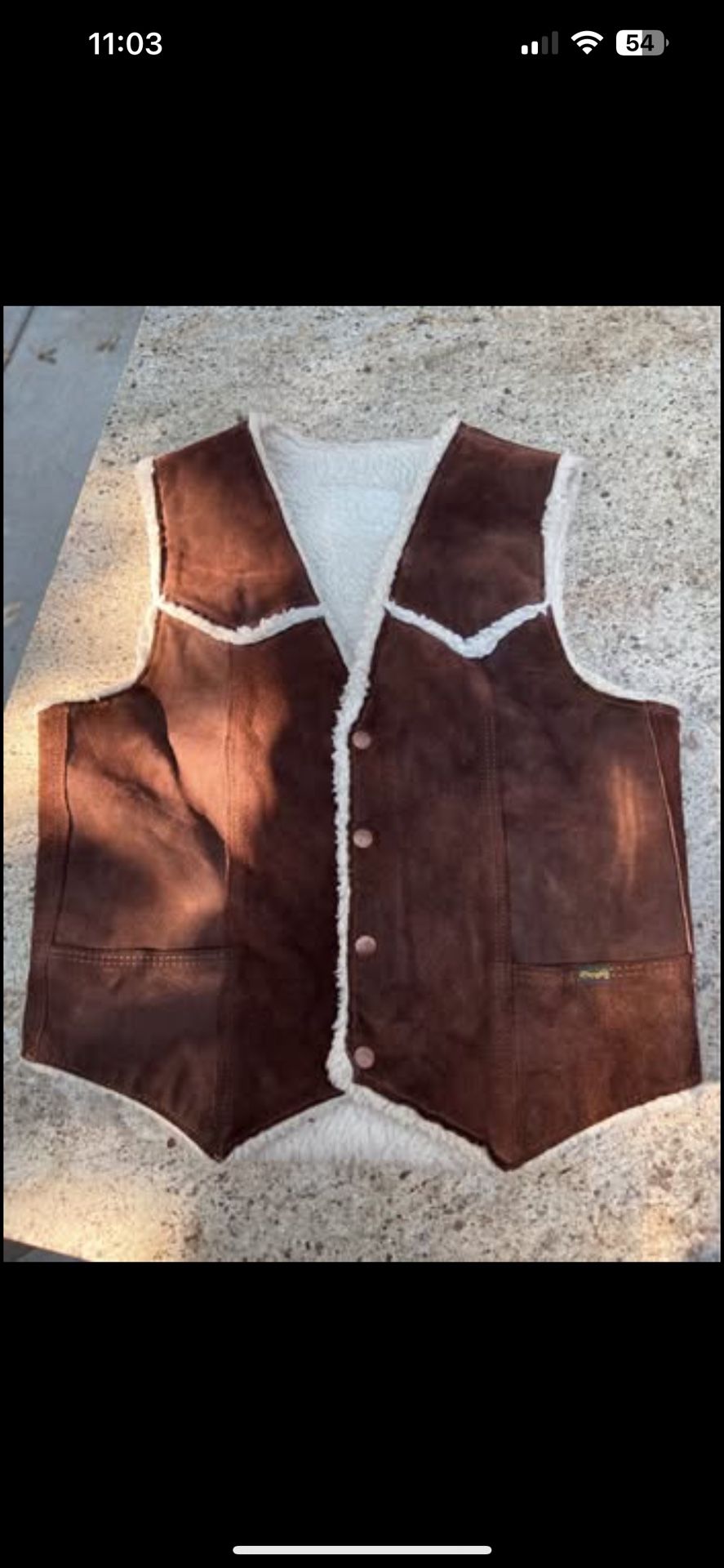 1970s Medium Vintage wrangler vest