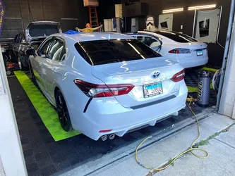 Windshield film tint