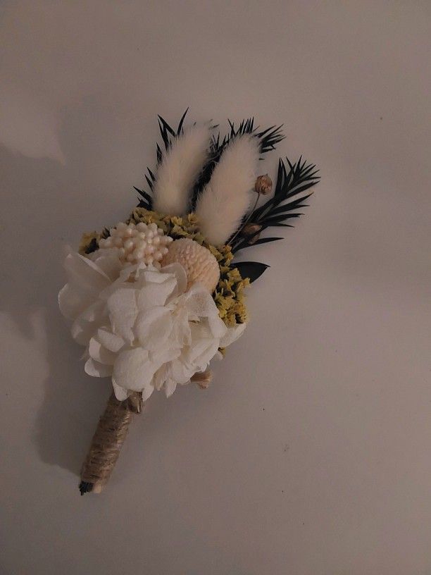 2pcs Boutonnier For Men Wedding With Pins (7)
