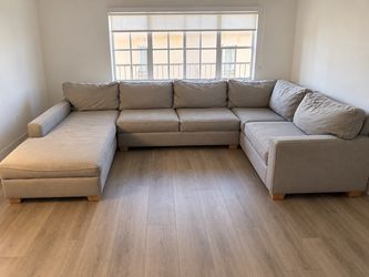 3-Piece Sectional Couch with Chaise