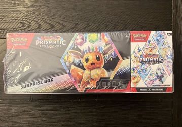 Pokemon Prismatic Surprise box+ booster bundle