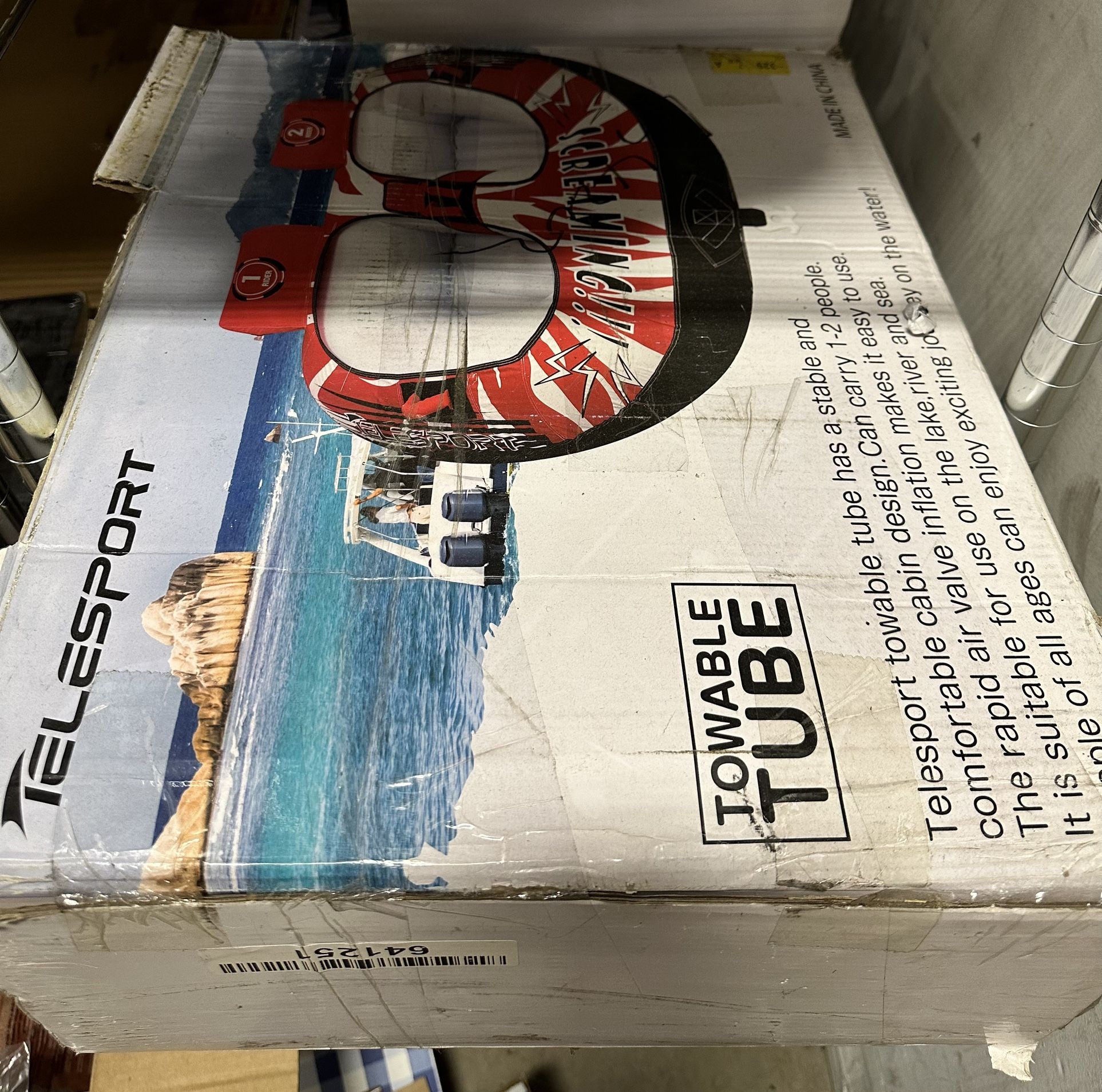 Towable Tubes 2 Person Water Tubes Safety Inflatable Boat Tubes and Towables