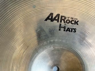 Sabian AA Rock Hats 14” Professional Hi-Hat Cymbals (Pair)