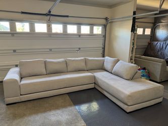 Free Delivery- Gray L Shape Sectional Couch