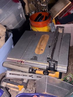 Table Saw with Rip Fence