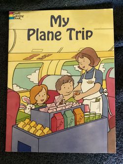 Brand New My Plane Trip Coloring Book