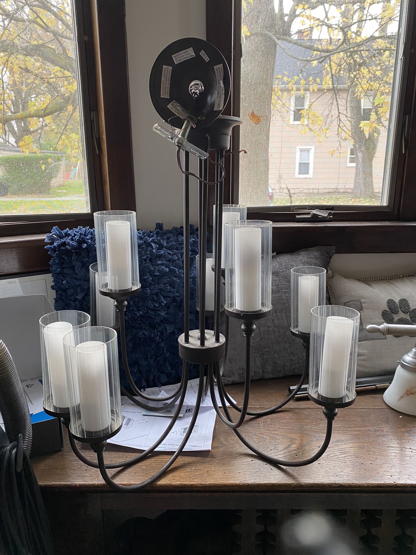 8 piece chandelier