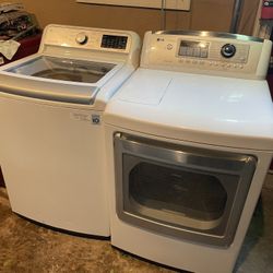 Lg Top Load Washer And Gas Dryer