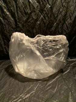 Helmet plastic cover