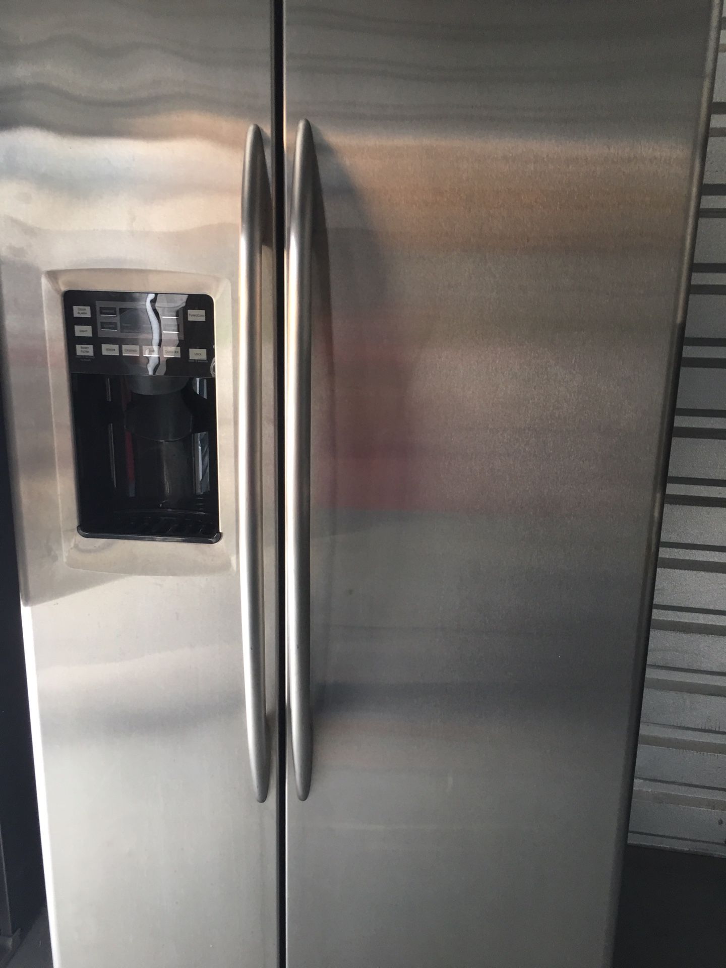 Ge stainless steel fridge