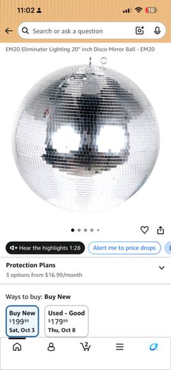 20 inch disco ball