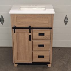 24 Inch Undermount Single Sink Bathroom Vanity