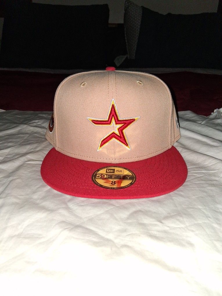 New Era 59/50 Fitted Hat  "Houston Astros" Size 8 Brand New 