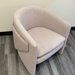 Chic Blush Modern Accent Chairs – 2 Available 