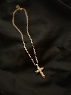 14k gold hollow rope chain