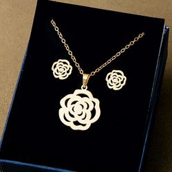 Stainless Steel Set Flowers 