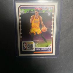 Victor Wembanyama Rookie 2023-24 NBA Hoops Rising Stars #282