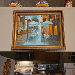 Oil On Canvas Paintings With Frame 15x19
