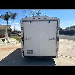 Cargo Trailer Set Up For Motorcycles 