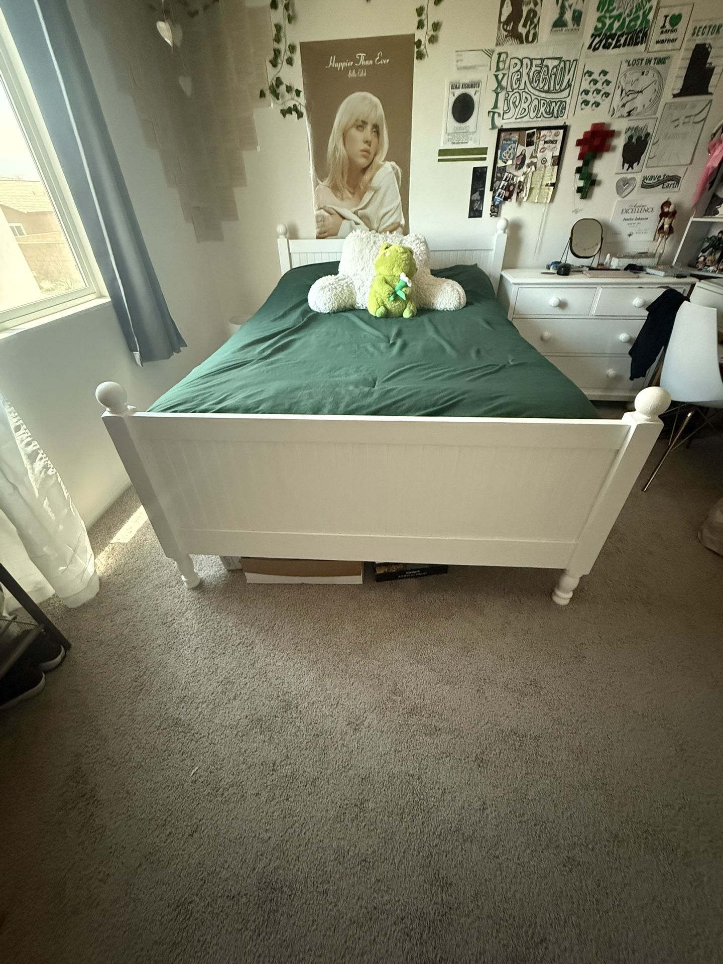 Pottery Barn Bed, Dresser, and Nightstand Set