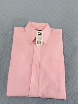 Tommy Hilfiger Pink Button-Down Shirt Medium