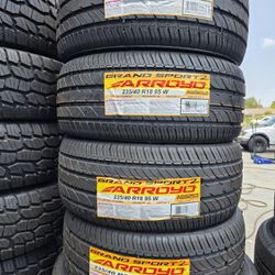 235 40 18 Vendo Un Seth De Llantas De La ARROYO Con 50 Mil Millas De Garantía Las 4