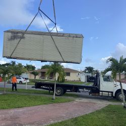 Sheds Relocated , Movemo Casita De Patio Container Rv Trailer Crane 