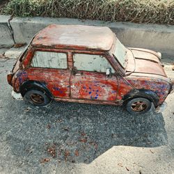 Vintage ice chest mini cooper antique
