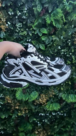 Black And White Balenciaga Runners