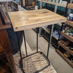 Wood And Iron end table