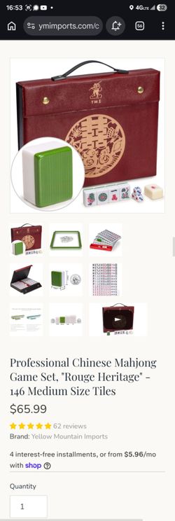 Mahjong Tile Set