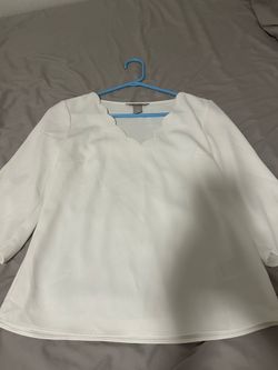 Woman v neck casual blouse